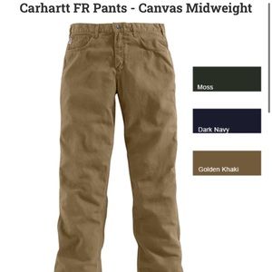 Carhartt FR Pants - Canvas Midweight